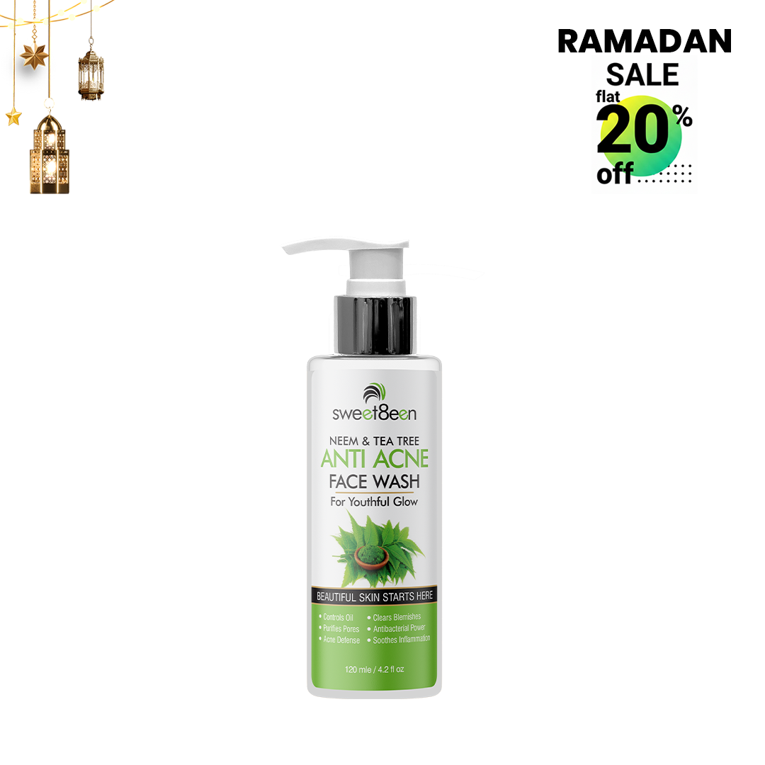 Anti Acne Face Wash with Tea Tree & Neem