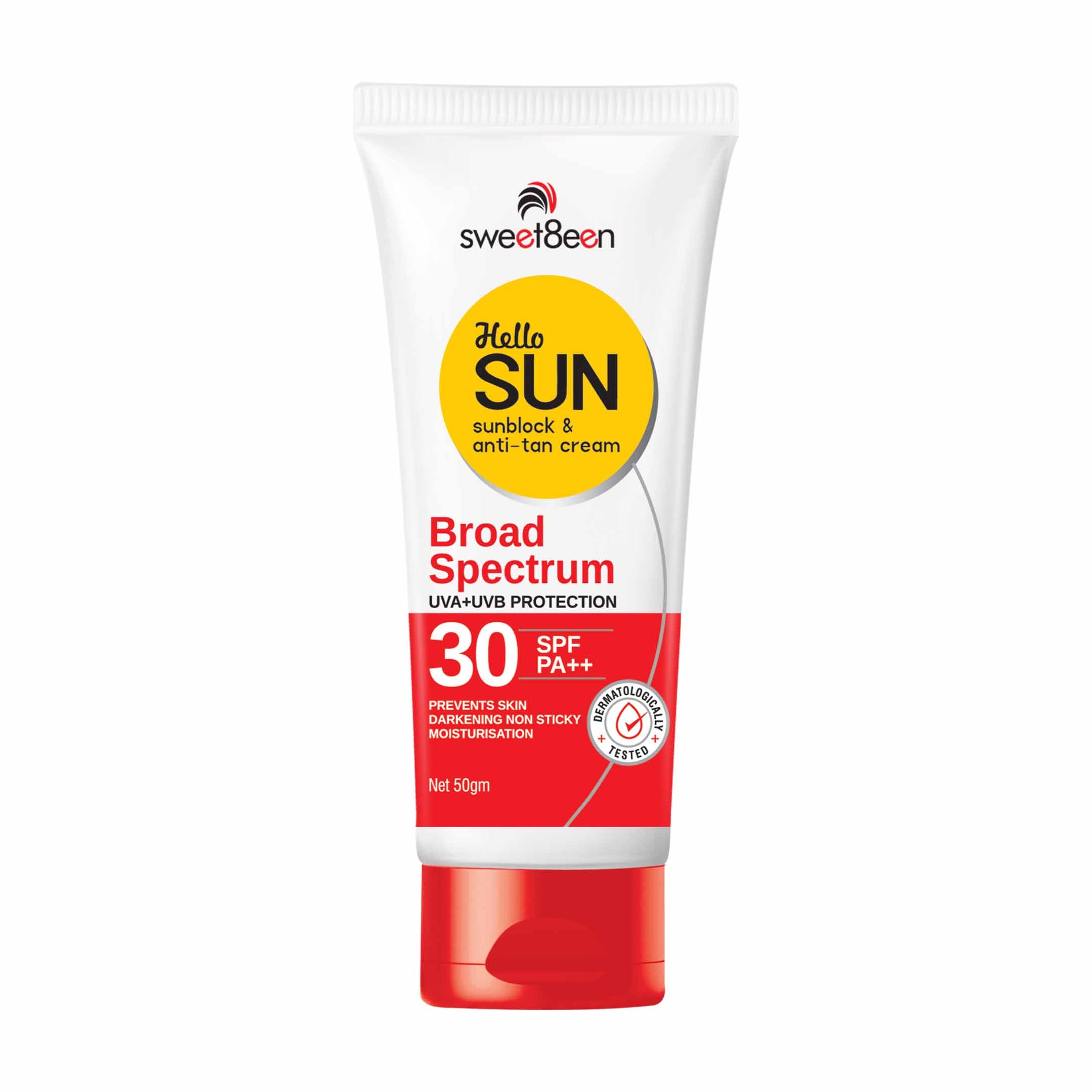 HelloSun Spf 30 Anti Tan SunBlock Cream