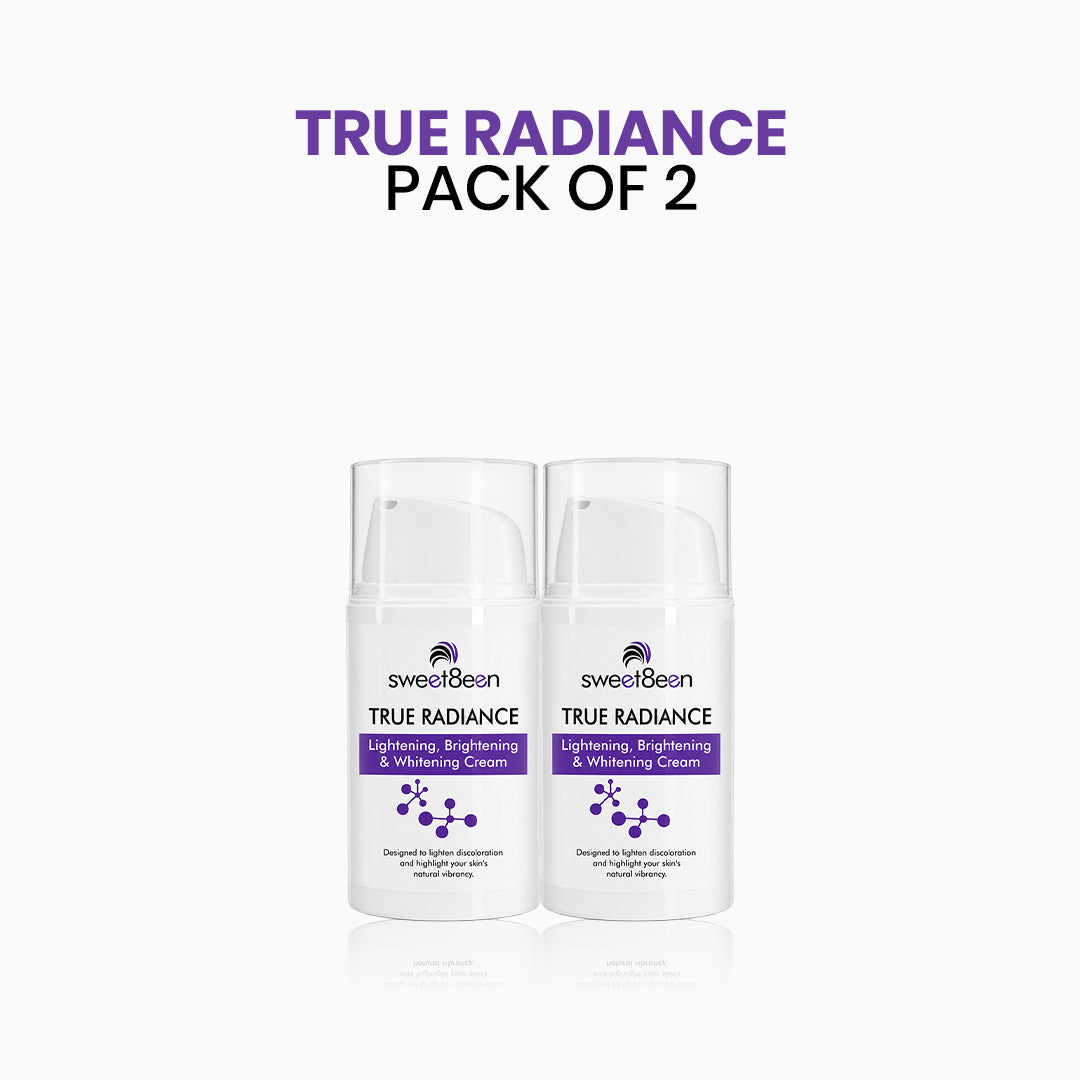 True Radiance Lightening Brightening Whitening Cream - Pack of 2