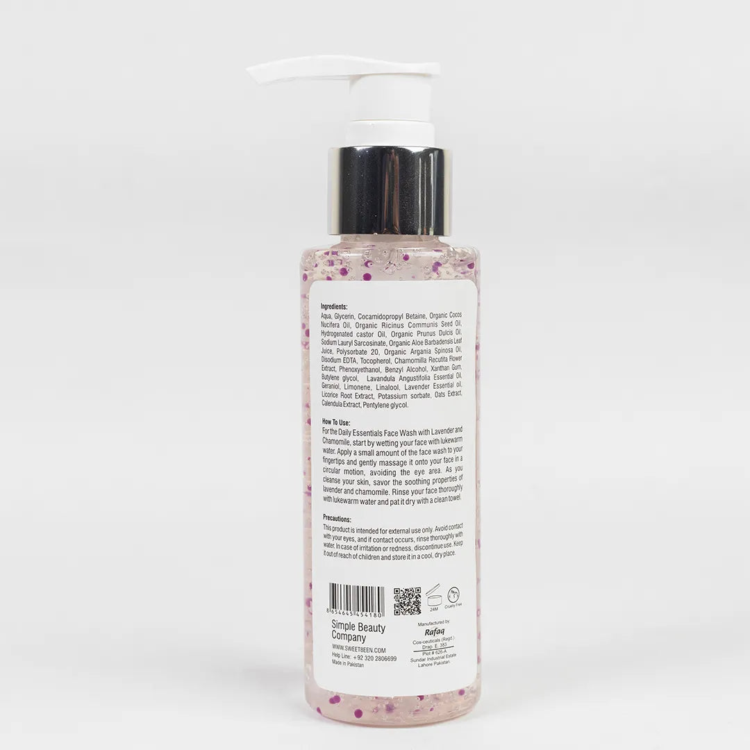 Lavender & Chamomile Daily Essentials Face Wash