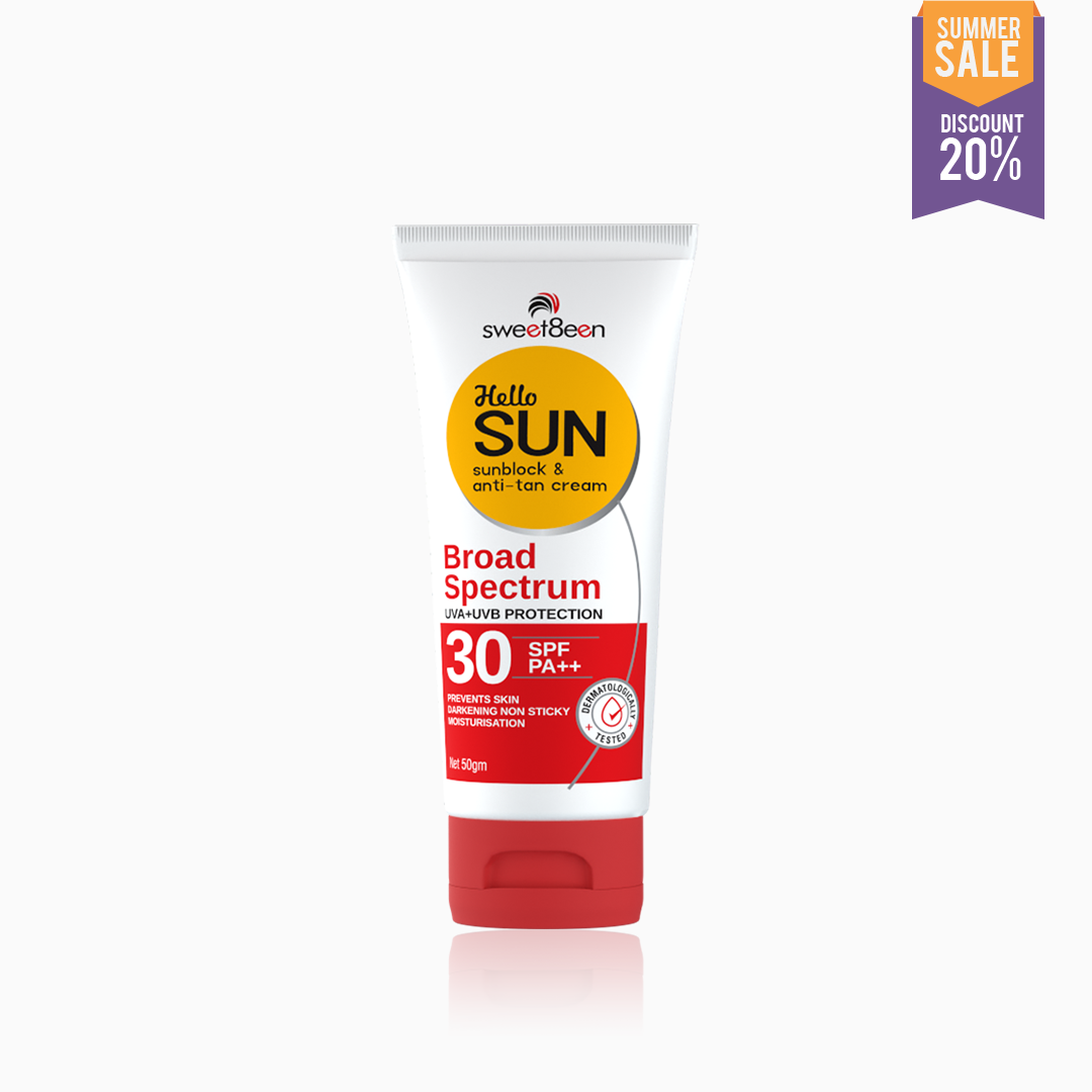 HelloSun Spf 30 Anti Tan SunBlock Cream