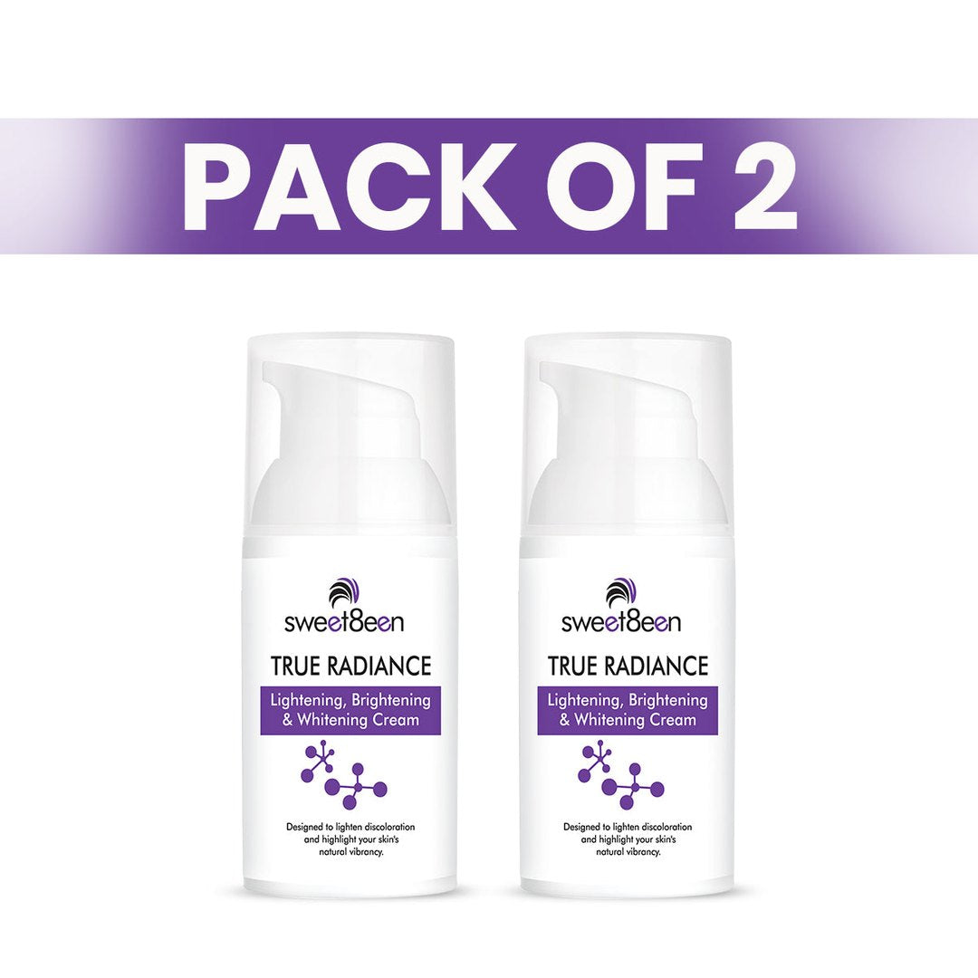 True Radiance Lightening Brightening Whitening Cream - Pack of 2